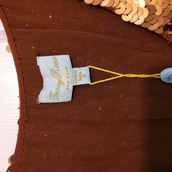 💥New💥TRACY REESE🥳Host Pick🥳 Copper Sequin Shift Dress - Picture 4 of 6